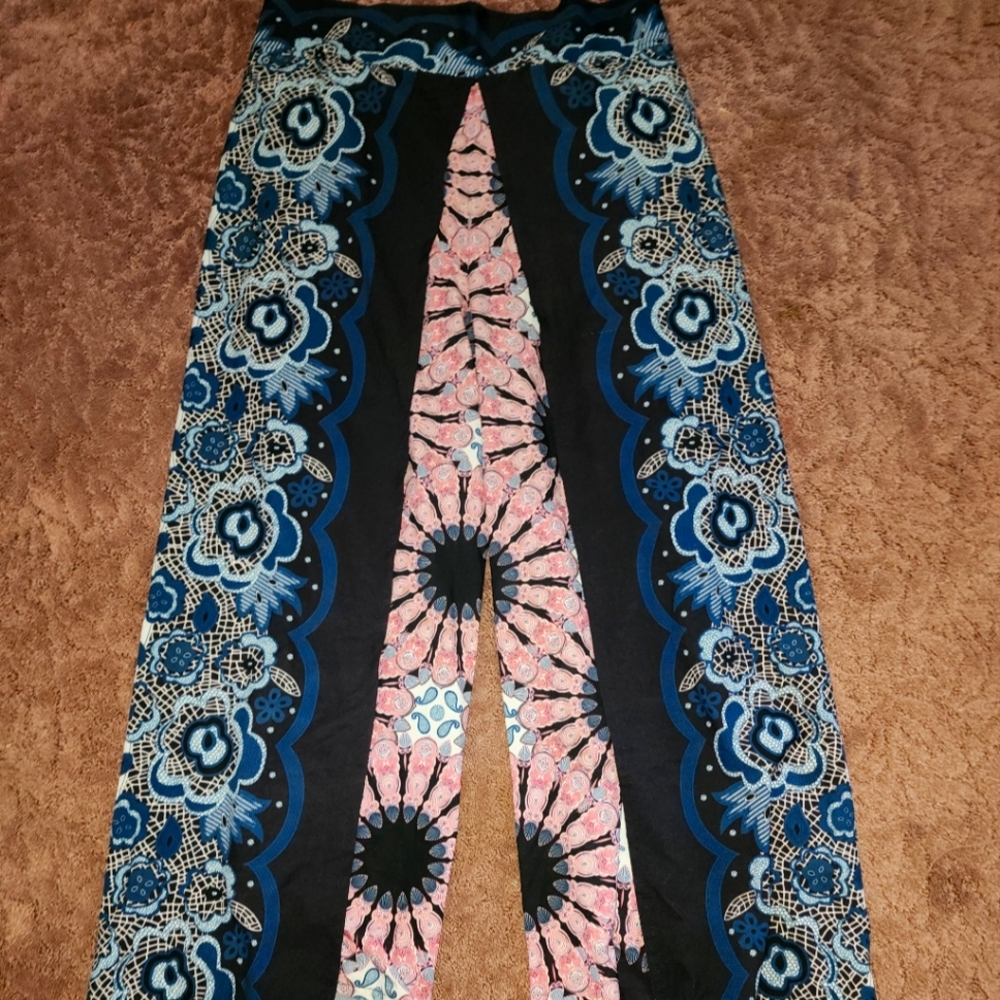 Boho slit pants